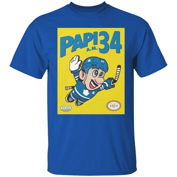 Toronto Maple Leafs Auston Matthews Mario Papi Am 34 Shirt - Image 7