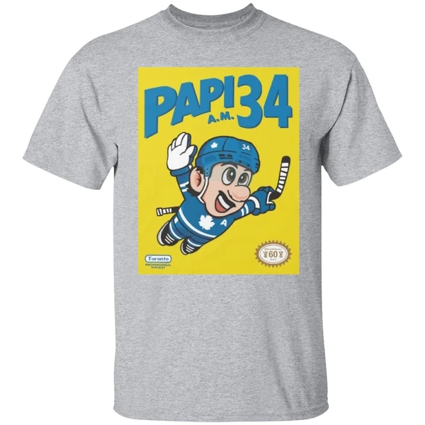 Toronto Maple Leafs Auston Matthews Mario Papi Am 34 Shirt - Image 8