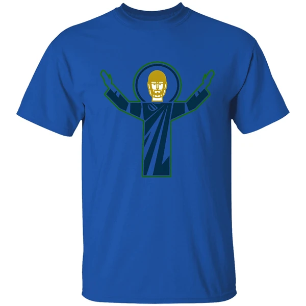Touchdown Jesus Notre Dame Football Shirt - Image 7