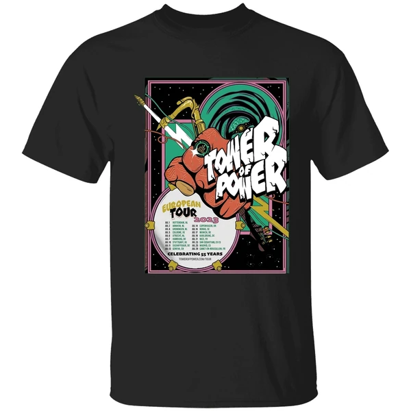 Tower Of Power Europe Tour 2023 Celebrating 55 Years Shirt