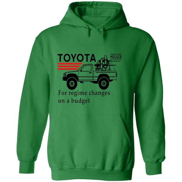 Toyota For Regime Changes On A Budget Hoodie - Image 2