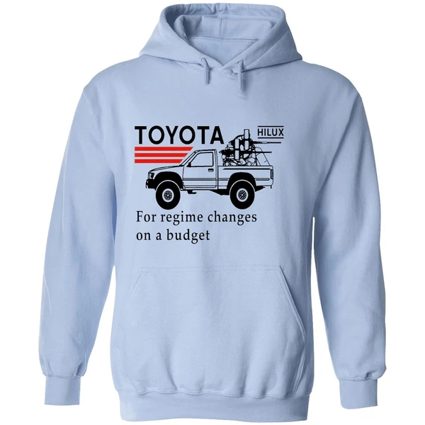 Toyota For Regime Changes On A Budget Hoodie - Image 4