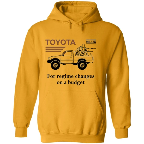 Toyota Hilux For Regime Changes On A Budget Hoodie