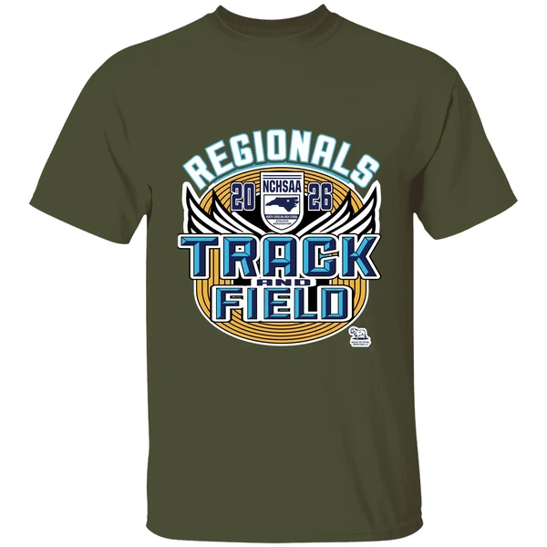 track field regional nchsaa 2026 shirt militarygreen