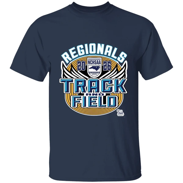 track field regional nchsaa 2026 shirt navy