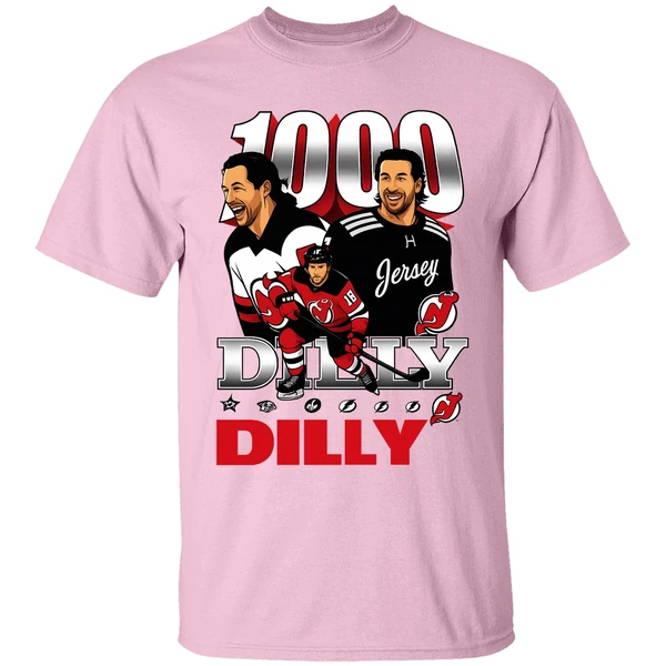 Travis Zajac 1000 Games New Jersey Devils Nhl Shirt - Image 3