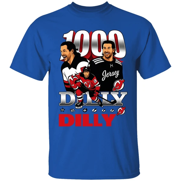 Travis Zajac 1000 Games New Jersey Devils Nhl Shirt - Image 8