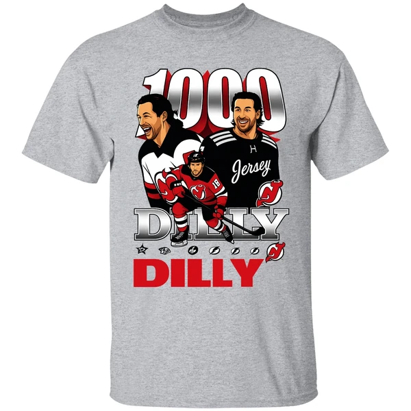 Travis Zajac 1000 Games New Jersey Devils Nhl Shirt - Image 9