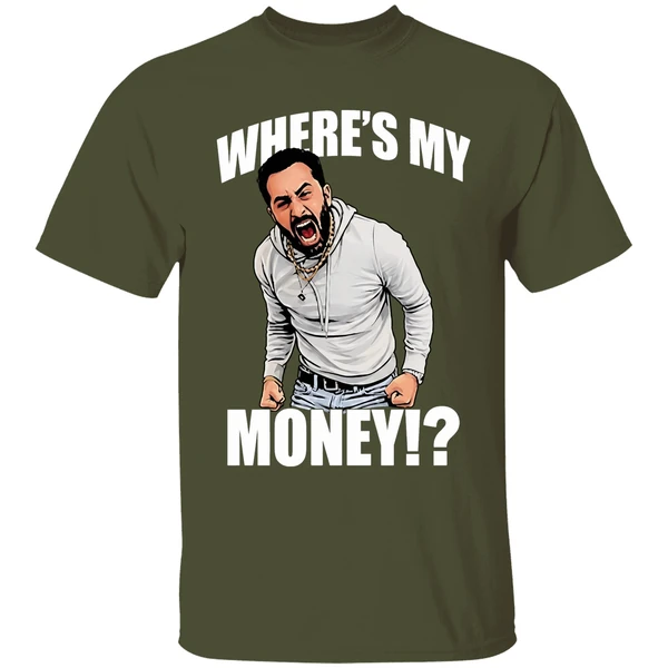 traxnyc wheres my money shirt militarygreen