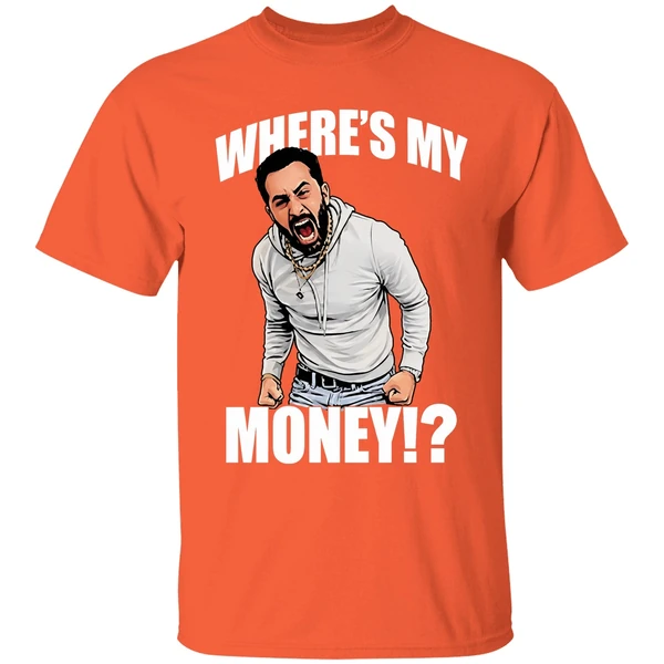traxnyc wheres my money shirt orange