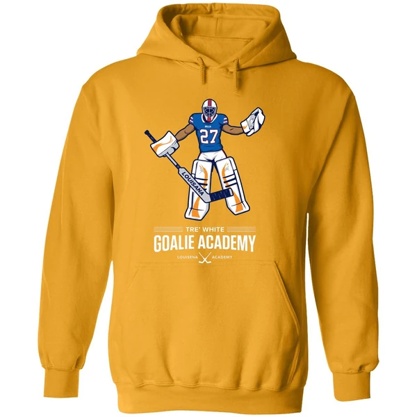 Tre White Goalie Academy Zero Goals Allowed Zero Games Played Hoodie