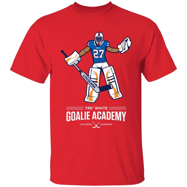 Tre White Goalie Academy Zero Goals Allowed Zero Games Played Shirt - Image 7