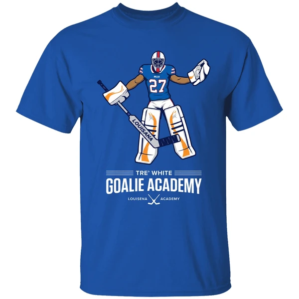 Tre White Goalie Academy Zero Goals Allowed Zero Games Played Shirt - Image 8