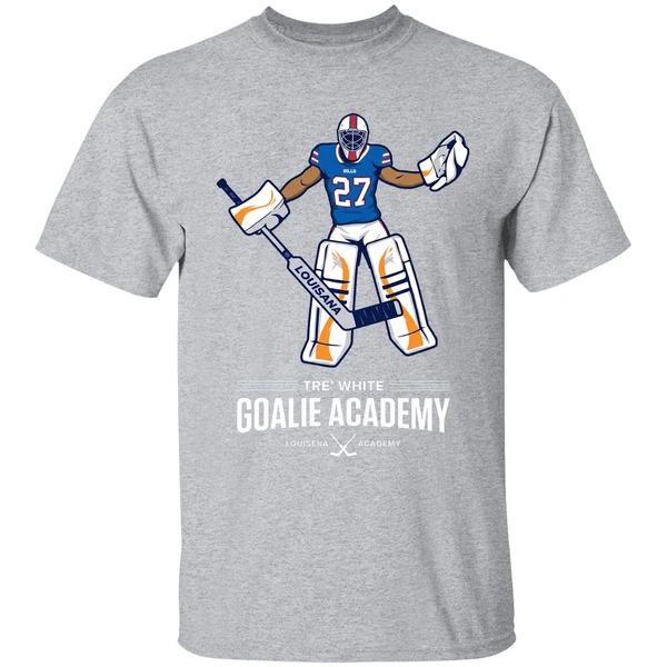 Tre White Goalie Academy Zero Goals Allowed Zero Games Played Shirt - Image 9