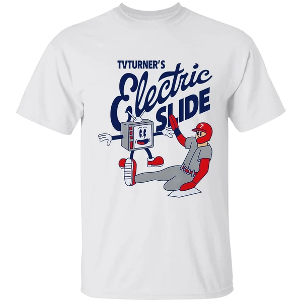 Trea Turner Philadelphia Phillies Baseball Tv Turners Electric Slide Superstar Shirt