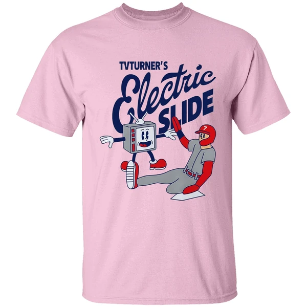 Trea Turner Philadelphia Phillies Baseball Tv Turners Electric Slide Superstar Shirt - Image 2
