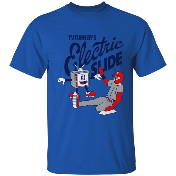Trea Turner Philadelphia Phillies Baseball Tv Turners Electric Slide Superstar Shirt - Image 5