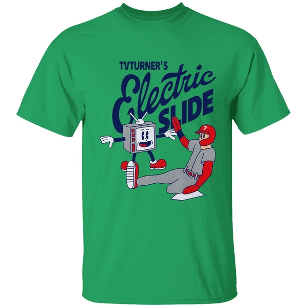 Trea Turner Philadelphia Phillies Baseball Tv Turners Electric Slide Superstar Shirt - Image 8