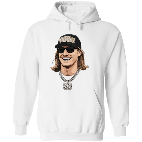 Trevor Lawrence Jaguars Qb Small Market Big Grillz Hoodie - Image 8