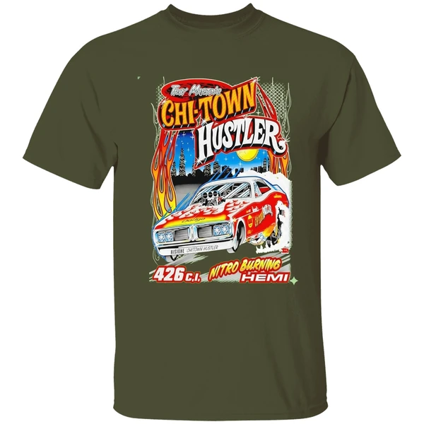 Troy Martins Chi Town Hustler Nitro Burning Hemi Shirt - Image 3
