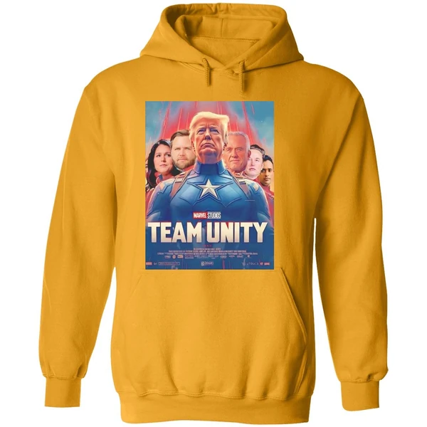 Trump Captain America And Team Unity Marvel Hoodie