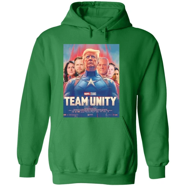 Trump Captain America And Team Unity Marvel Hoodie - Image 2