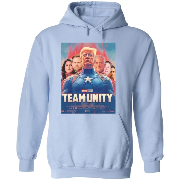 Trump Captain America And Team Unity Marvel Hoodie - Image 4
