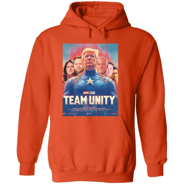 Trump Captain America And Team Unity Marvel Hoodie - Image 6
