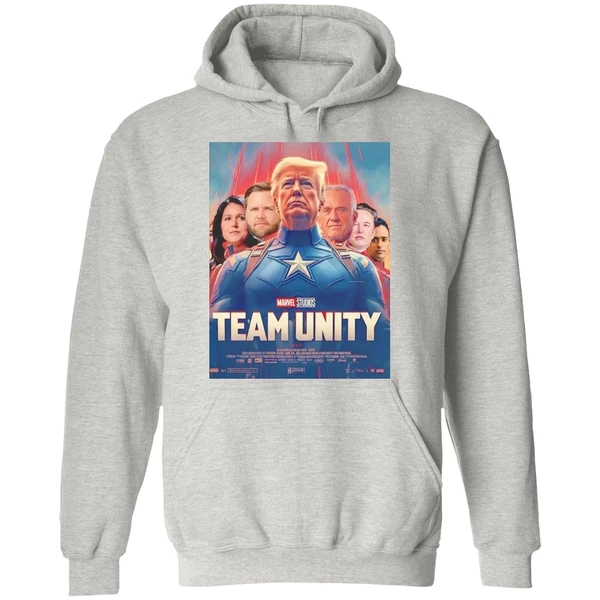 Trump Captain America And Team Unity Marvel Hoodie - Image 9