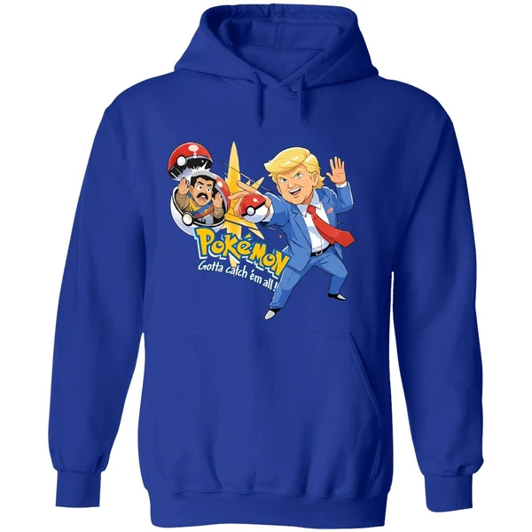 Trump Maduro Venezuela Pokemon Gotta Catch Em All Hoodie - Image 7