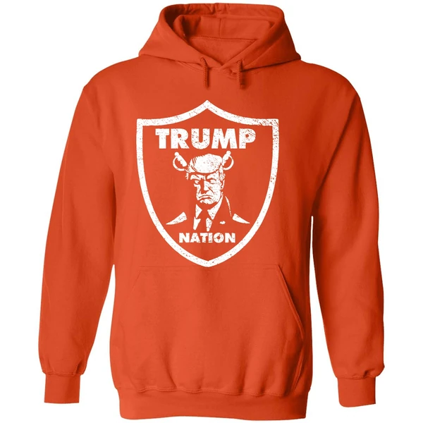 Trump Nation Las Vegas Raiders Football Logo Hoodie - Image 6