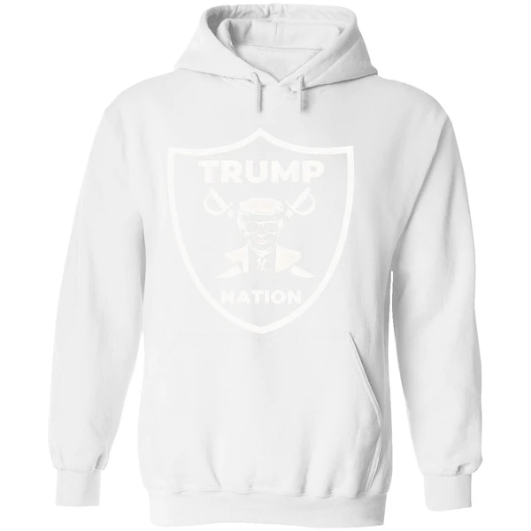 Trump Nation Las Vegas Raiders Logo Hoodie - Image 8