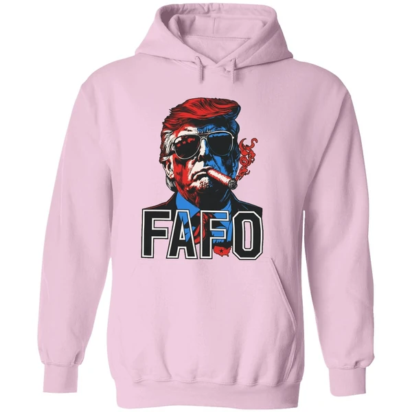 Trump Smoking A Cigar Fafo Hoodie - Image 5