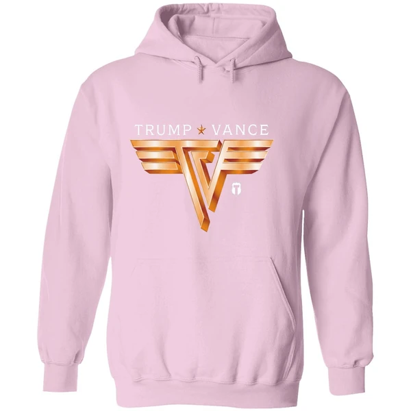 Trump Vance Tv Rocker Gold Hoodie - Image 5