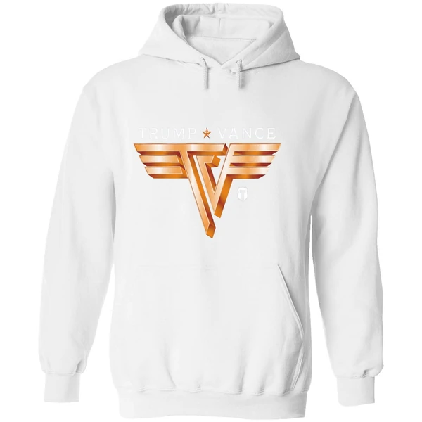 Trump Vance Tv Rocker Gold Hoodie - Image 8
