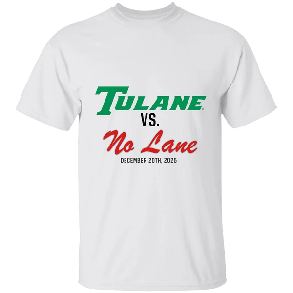 Tulane Green Wave Vs No Lane December 20th 2025 Shirt