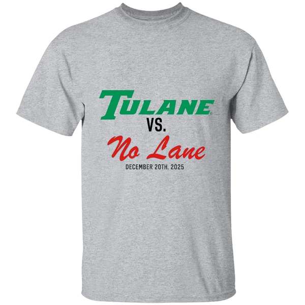 Tulane Green Wave Vs No Lane December 20th 2025 Shirt - Image 6