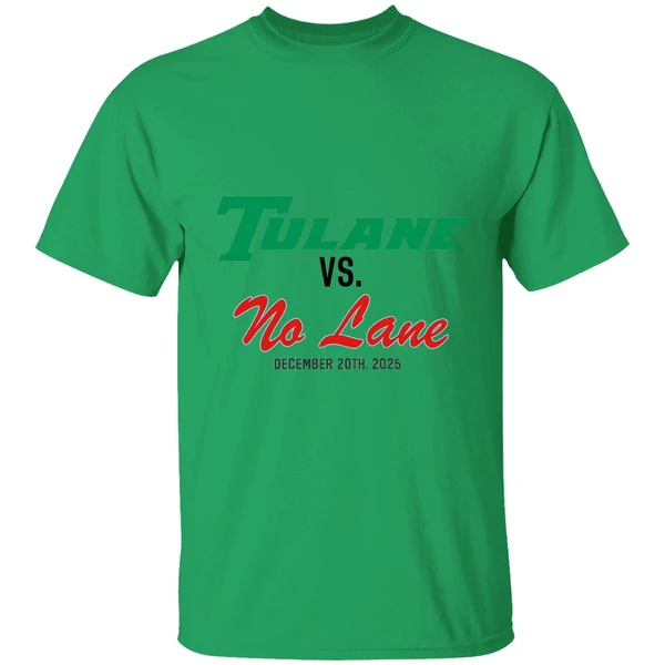 Tulane Green Wave Vs No Lane December 20th 2025 Shirt - Image 8