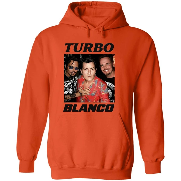 Turbo Blanco Johnny Depp Charlie Sheen And Kevin Dillon Hoodie - Image 6