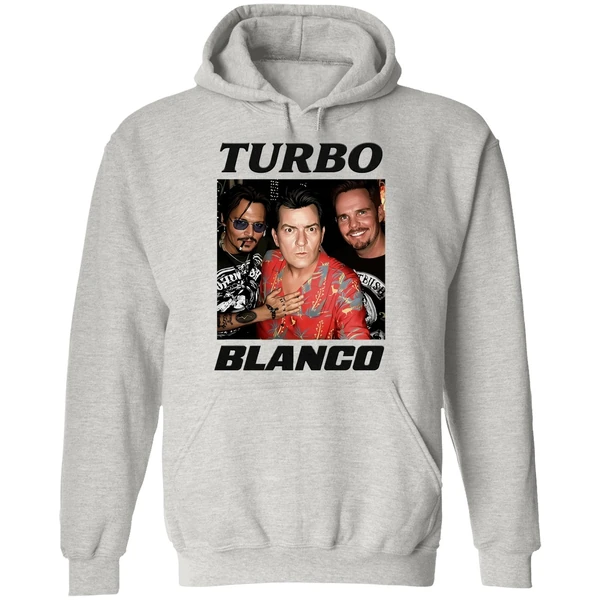 Turbo Blanco Johnny Depp Charlie Sheen And Kevin Dillon Hoodie - Image 9
