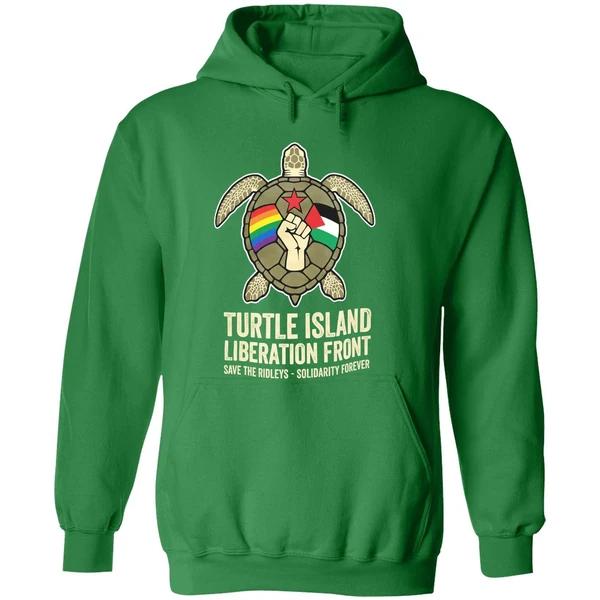 Turtle Island Liberation Front Hoodie - Image 2