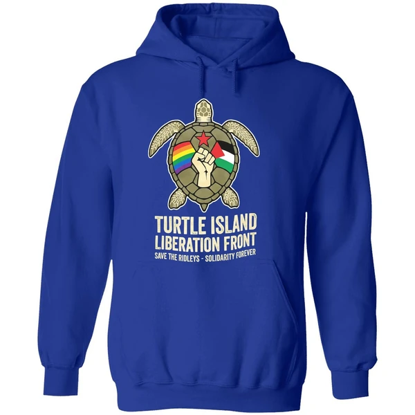 Turtle Island Liberation Front Hoodie - Image 7