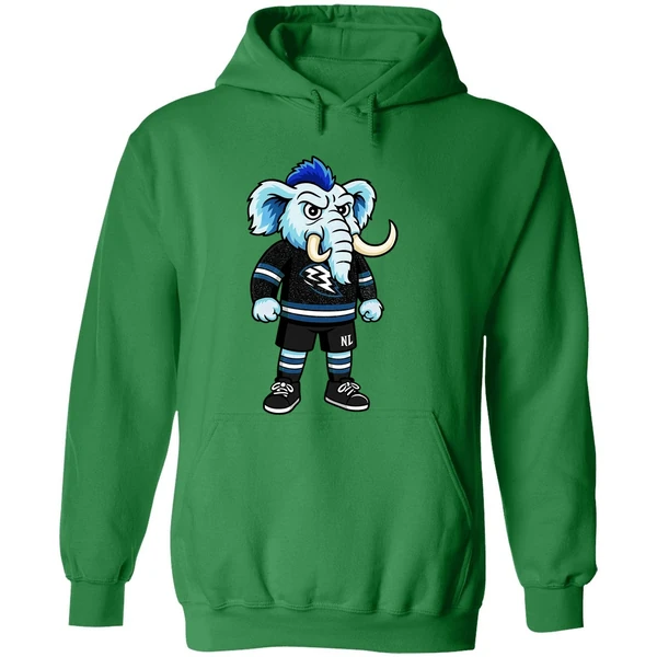 Tusky The Utah Mammoth Mascot Cartoon Nhl Hoodie - Image 2