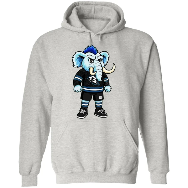 Tusky The Utah Mammoth Mascot Cartoon Nhl Hoodie - Image 9
