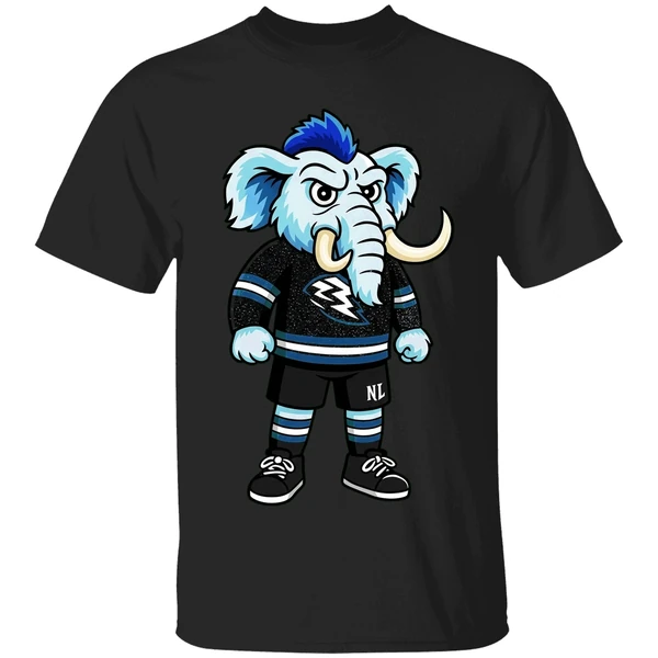 Tusky The Utah Mammoth Mascot Cartoon Nhl Shirt
