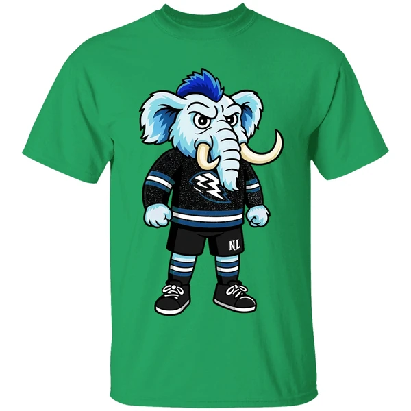 Tusky The Utah Mammoth Mascot Cartoon Nhl Shirt - Image 2