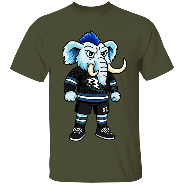 Tusky The Utah Mammoth Mascot Cartoon Nhl Shirt - Image 4