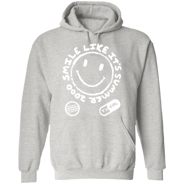 Tv Girl George Clanton Smile Like Its Summer 2000 Medicine Hoodie - Image 9