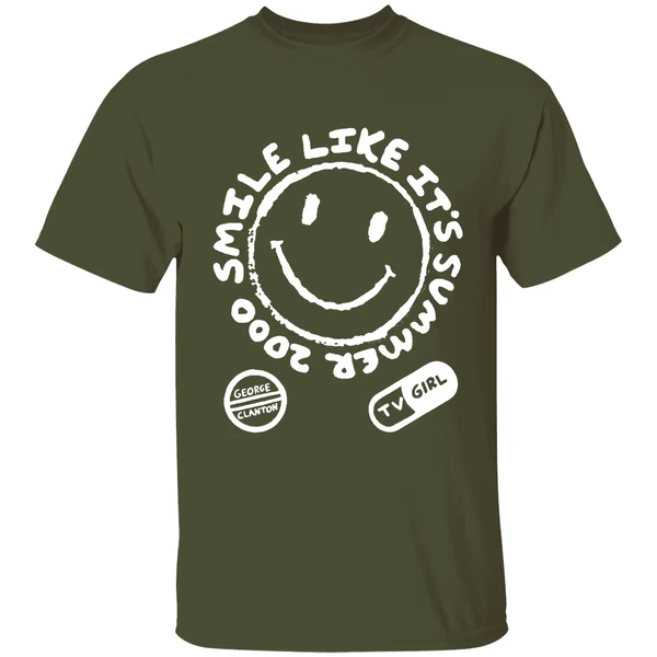Tv Girl George Clanton Smile Like Its Summer 2000 Medicine Shirt - Image 4