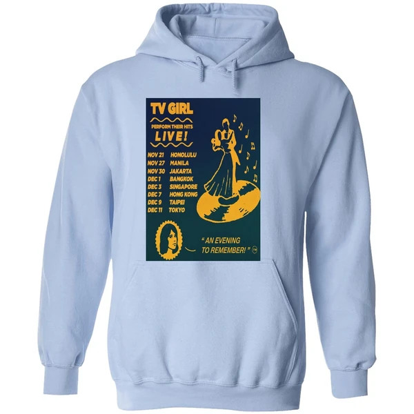 Tv Girl November December 2025 Tour 2025 Poster Hoodie - Image 4